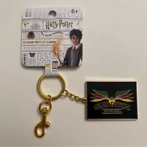 Harry Potter Loungefly Quidditch Gold Keychain Keyring Bag charm
